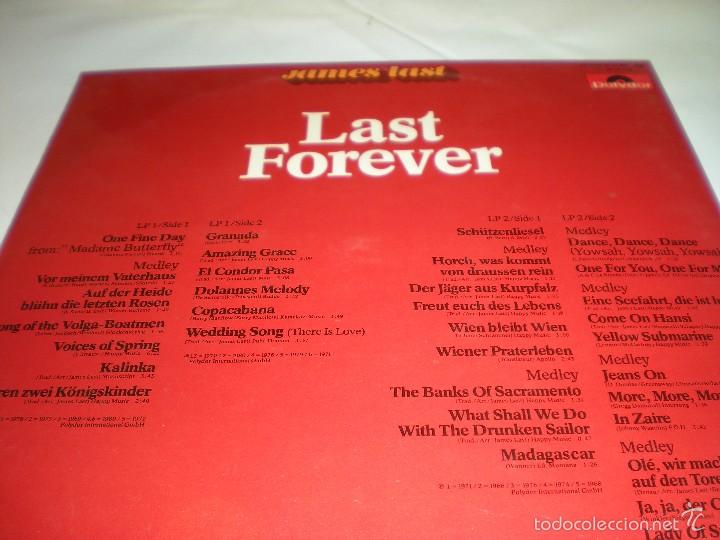 Discos de vinilo: JAMES LAST. LAST FOREVER . DOBLE LP - Foto 2