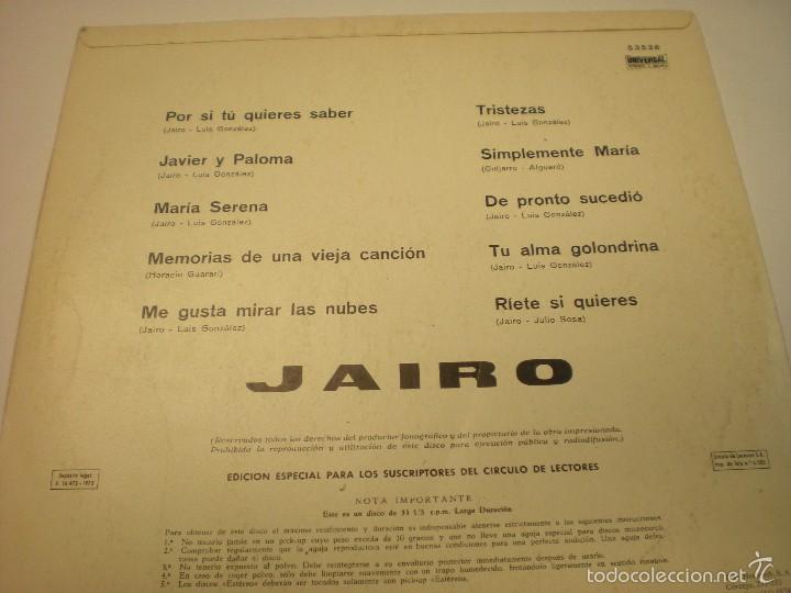 Discos de vinilo: JAIRO - Foto 2