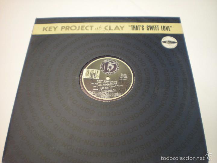 Discos de vinilo: KEY PROJECT FEATURING CLAY. THAT&acute;S SWEET LOVE - Foto 1