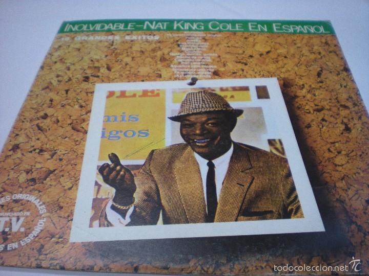 Discos de vinilo: INOLVIDABLE NAT KING COLE EN ESPA&Ntilde;OL - Foto 1