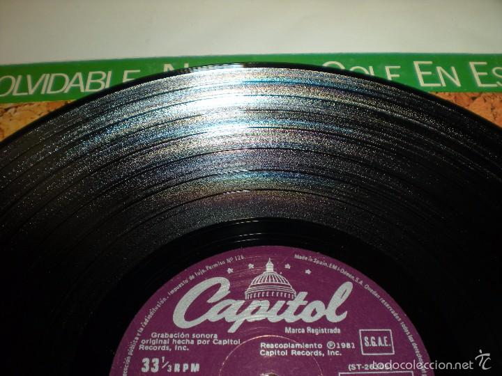 Discos de vinilo: INOLVIDABLE NAT KING COLE EN ESPA&Ntilde;OL - Foto 3