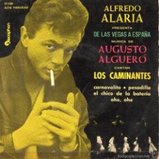 Discos de vinilo: CAMINANTES - DE LAS VEGAS A ESPAÑA, EP, CARNAVALITO GITANO + 3, AÑO 1961, DISCOPHON 17.120