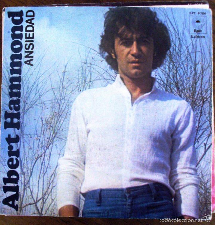 Discos de vinilo: Vinilo Single Albert Hammond Ansiedad - Foto 1