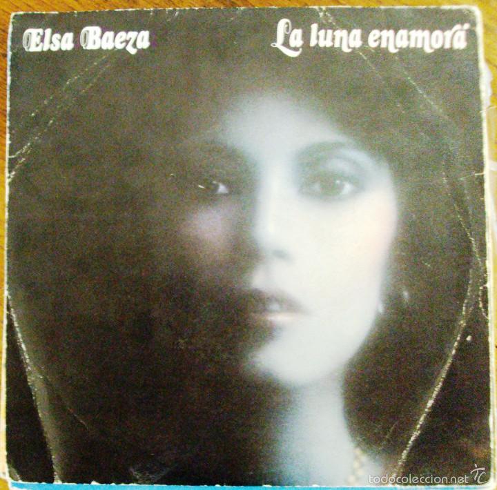 Discos de vinilo: Single Vinilo Elsa Baeza La Luna enamora - Foto 1