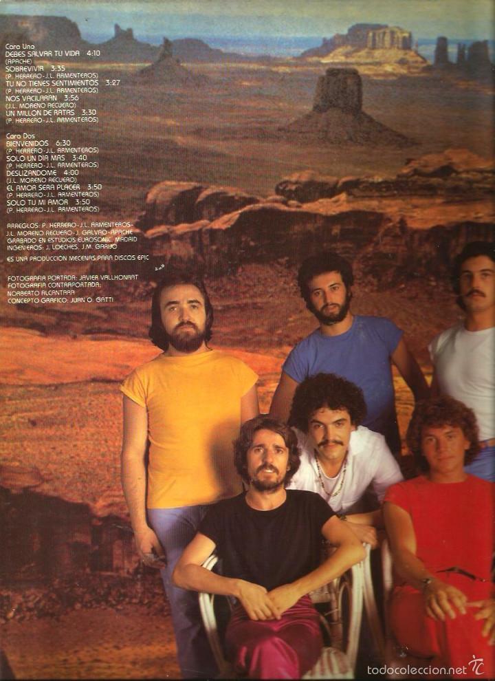 Discos de vinilo: LP APACHE ( PROMOCIONAL ) - Foto 2