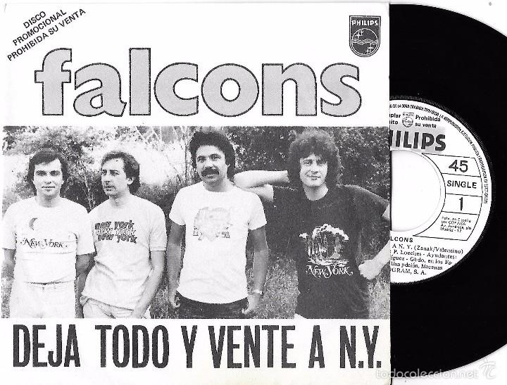 Discos de vinilo: FALCONS: DEJA TODO Y VENTE A N.Y. / EST&Uacute;PIDA VIDA - Foto 1