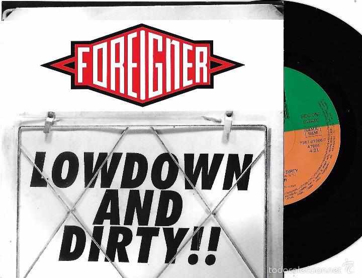Discos de vinilo: FOREIGNER: LOWDOWN AND DIRTY / FLESHWOUND - Foto 1