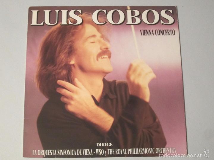Discos de vinilo: LP LUIS COBOS VIENNA CONCERTO - Foto 1