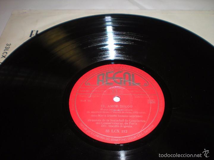 Discos de vinilo: Manuel de Falla. El amor brujo. El retablo de Maese Pedro - Foto 3