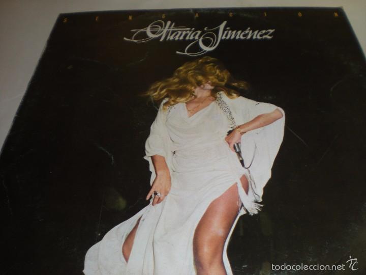Discos de vinilo: Mar&iacute;a Jimenez. Sensaci&oacute;n - Foto 1