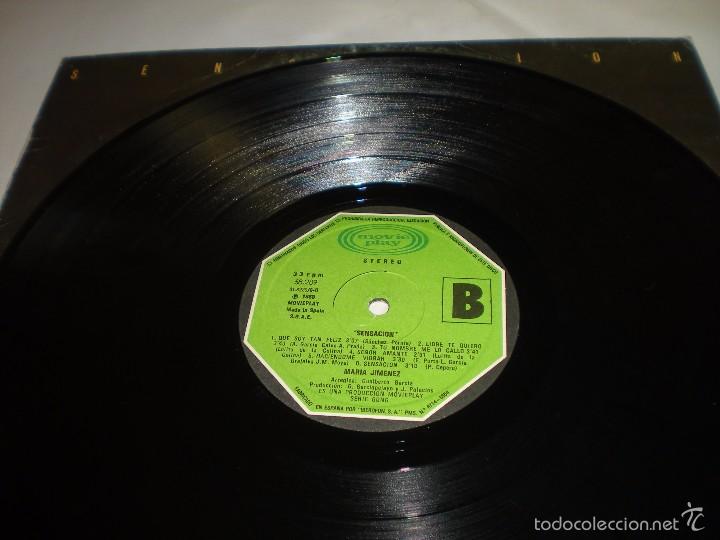 Discos de vinilo: Mar&iacute;a Jimenez. Sensaci&oacute;n - Foto 3