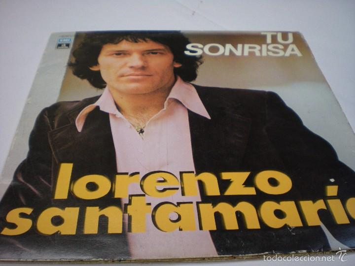 Discos de vinilo: Lorenzo Santamar&iacute;a. Tu sonrisa - Foto 1