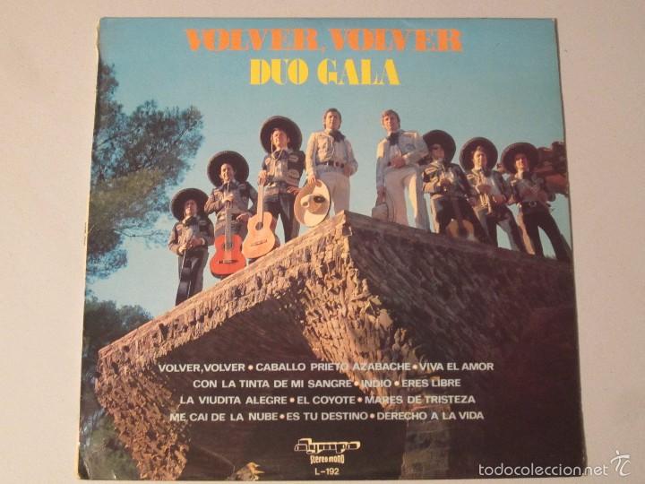 Discos de vinilo: LP DUO GALA VOLVER VOLVER - Foto 1