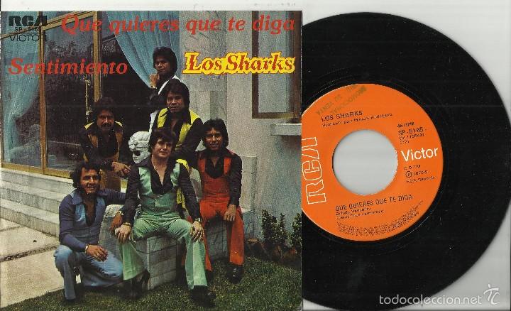 Disques de vinyle: los sharks single que quieres que te diga.mexico 1979