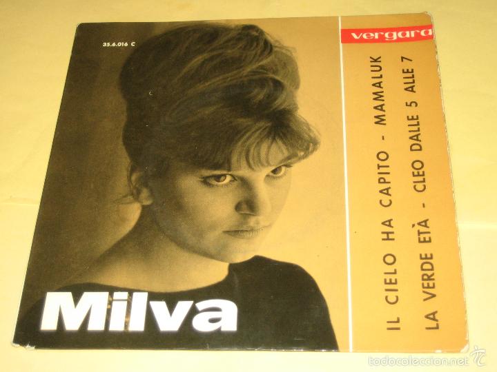 Discos de vinilo: MILVA - ED. ESPA&Ntilde;OLA 1963 - Foto 1