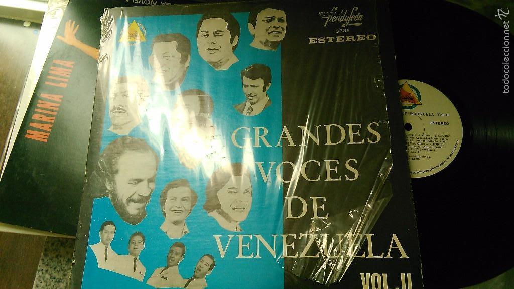 Vinyl records: Grandes voces de Venezuela vol.ii lp.v er contenido en foto