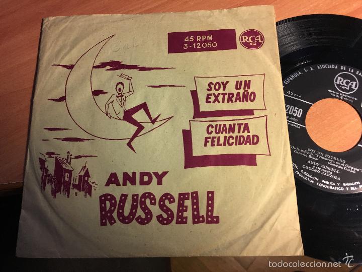 Discos de vinilo: ANDY RUSSELL (SOY UN EXTRA&Ntilde;O +1) SINGLE ESPA&Ntilde;A  (EPI2) - Foto 3