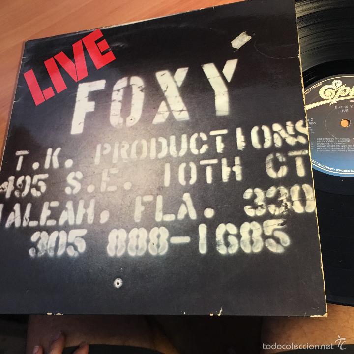 Discos de vinilo: FOXY (LIVE) LP ESPA&Ntilde;A 1980 (B-17) - Foto 1
