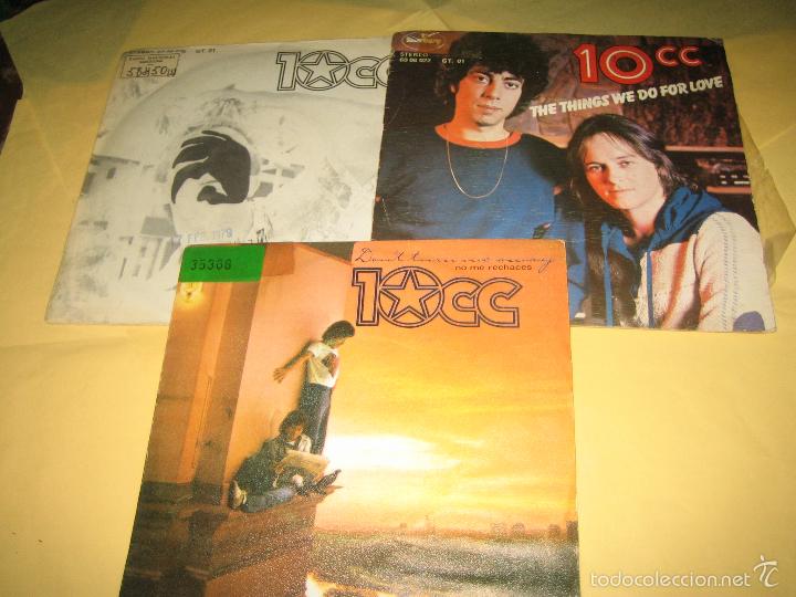 Discos de vinilo: 10CC - LOTE DE TRES SINGLES - Foto 1