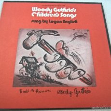 Dischi in vinile: LOGAN ENGLISH - WOODY GUTHRIE'S CHILDREN'S SONGS-LP-FOLKWAYS RECORDS FC 7503-N.