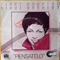 Discos de vinilo: CISSY HOUSTON (WHITNEY HOUSTON) : THINK IT OVER / AN UNBRELLA SONG [PRIVATE STOCK - ESP 1978] 7”. Lote 60531859