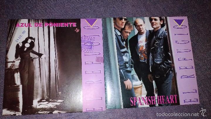 Discos de vinilo: LOTE DE  DOS SINGLES EL REFUGIO - Foto 1