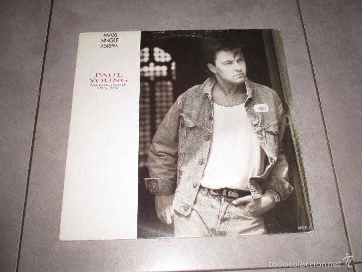 Discos de vinilo: PAUL YOUNG - WONDERLAND - MAXI - Foto 1