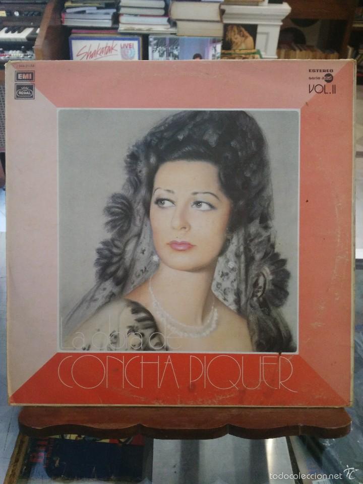 Discos de vinilo: La Obra de Concha Piquer Vol.II - Ojos Verdes, A la Lima y al Lim&oacute;n... - LP. del Sello Regal 1975