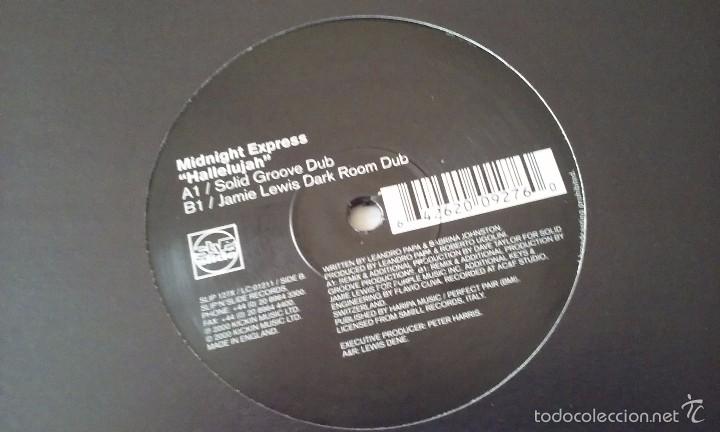 Discos de vinilo: Midnight Express - Hallelujah - 2000 - Foto 1