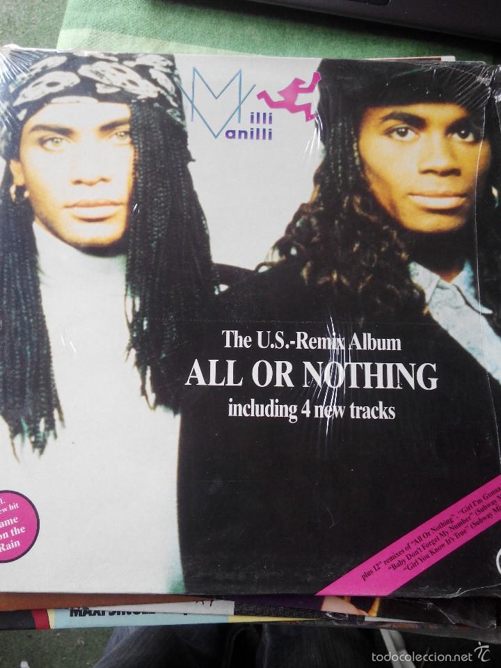 Discos de vinilo: MILLI VANILLI - ALL OR NOTHING - MAXI SINGLES VINILO - Foto 1