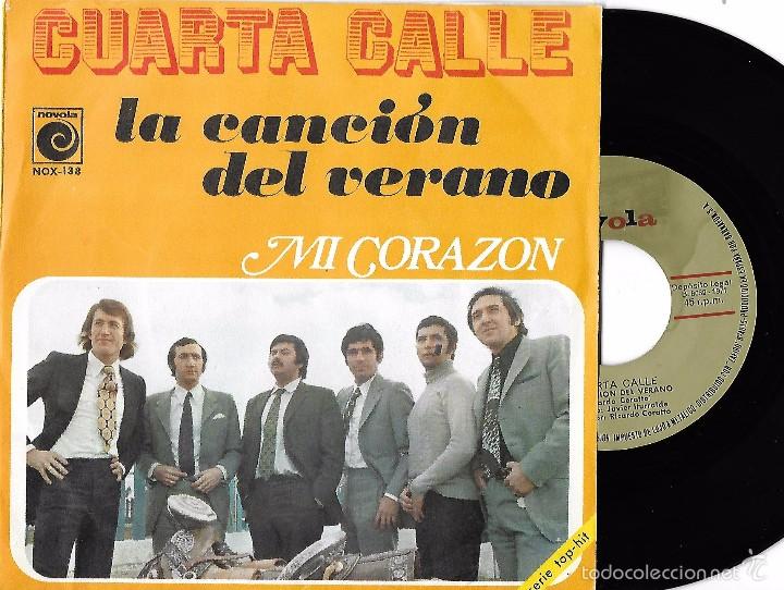 Discos de vinilo: CUARTA CALLE: LA CANCI&Oacute;N DEL VERANO / MI CORAZ&Oacute;N - Foto 1
