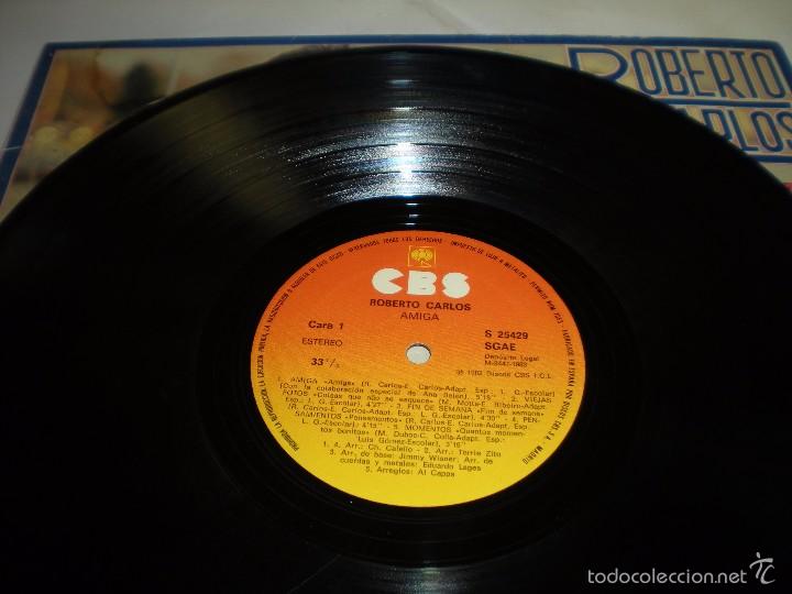 Discos de vinilo: ROBERTO CARLOS. AMIGA - Foto 3