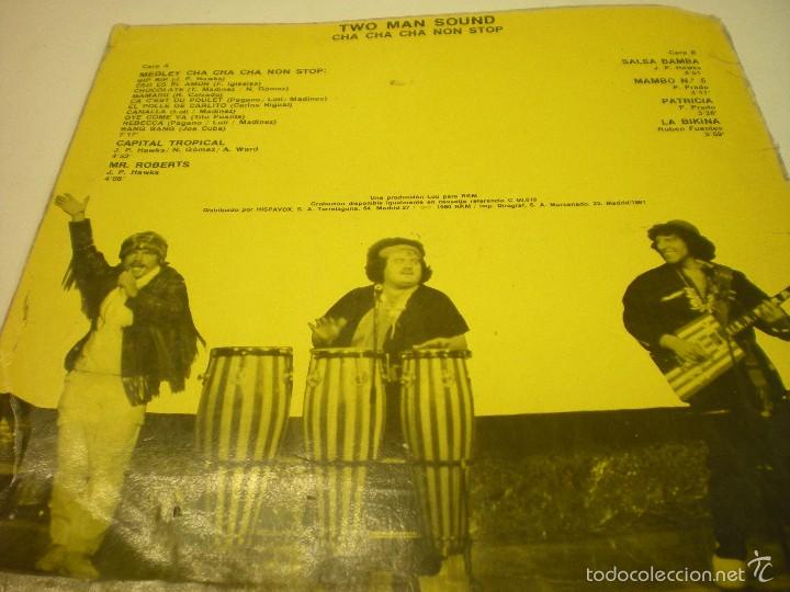 Discos de vinilo: TWO MAN SOUND. CHA CHA CHA NON STOP - Foto 2