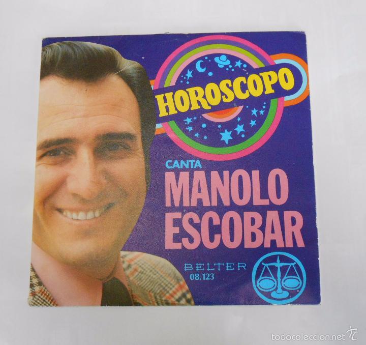Discos de vinilo: HOROSCOPO. - PROTESTA DE AMOR. MANOLO ESCOBAR. TDKDS7 - Foto 1