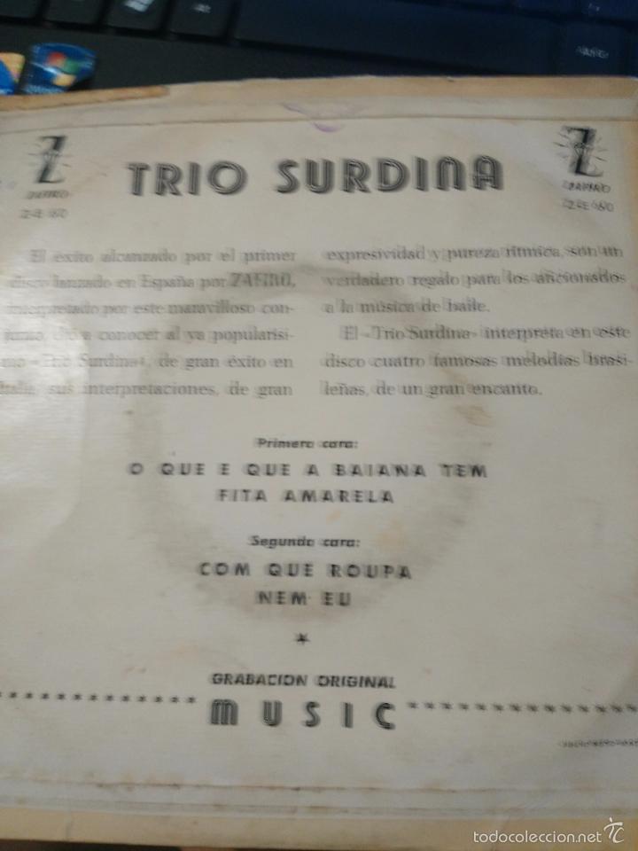 Discos de vinilo: Tr&iacute;o surdina - Foto 2