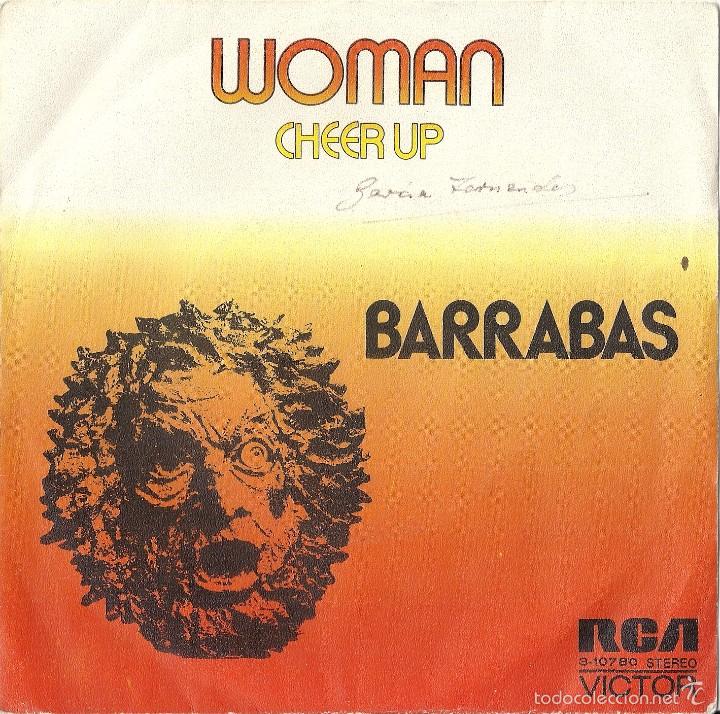 Discos de vinilo: BARRAB&Aacute;S: WOMAN / CHEER UP - Foto 1