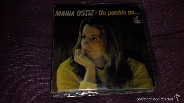 Discos de vinilo: MARIA OSTIZ - UN PUEBLO ES.. - Foto 1
