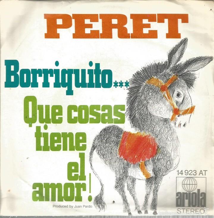 Discos de vinilo: PERET-BORRIQUITO + QUE COSAS TIENE EL AMOR SINGLE VINILO (GERMANY)
