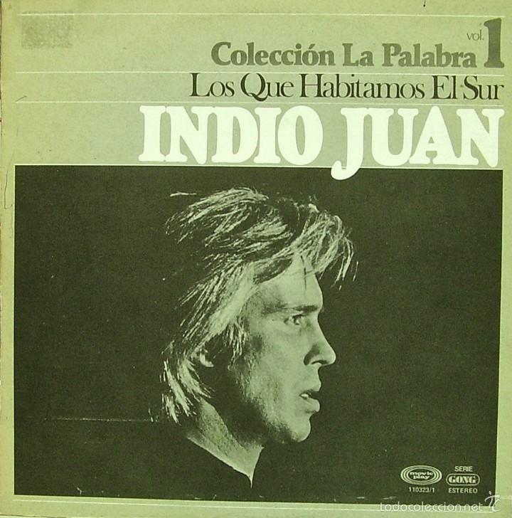 Vinyl records: INDIO JUAN-LOS QUE HABITAMOS EL SUR LP VINILO 1977 SPAIN