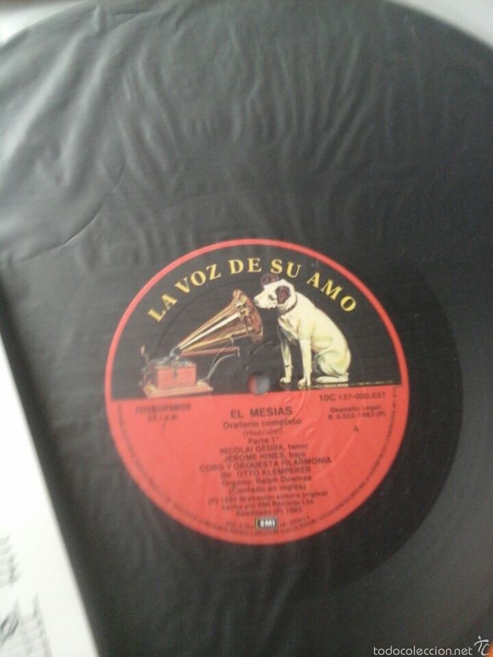 Discos de vinilo: El Mesias de Handel consta de 3 discos - Foto 2