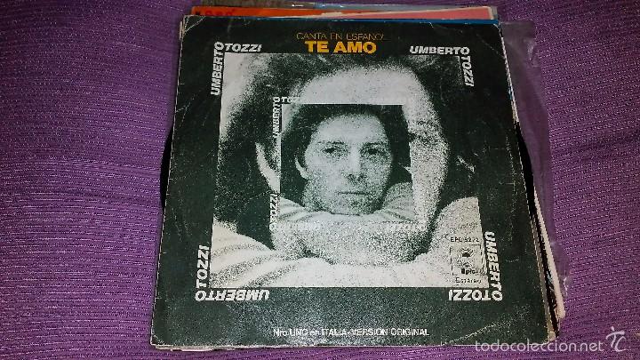 Discos de vinilo: UMBERTO TOZZI - TE AMO - Foto 1
