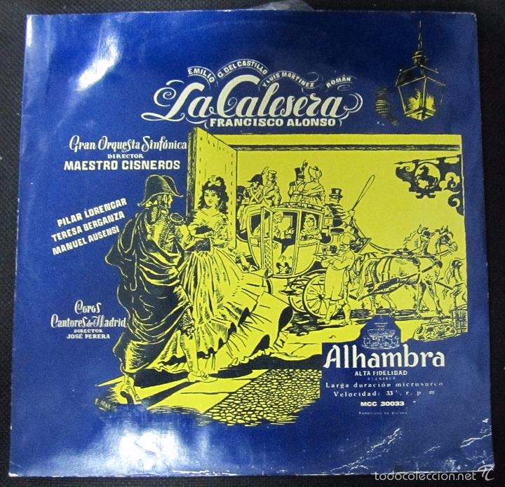 Discos de vinilo: LP. LA CALESERA. ALHAMBRA. - Foto 1