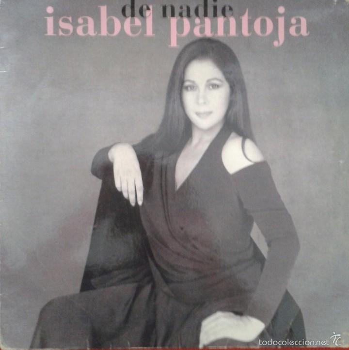 isabel pantoja lp ,de nadie - Comprar Discos Singles Vinilos de Música