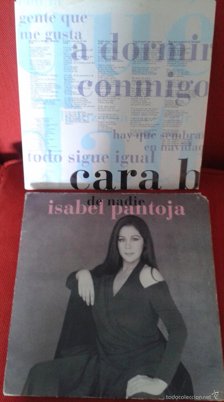 Discos de vinilo: ISABEL PANTOJA  LP ,DE NADIE - Foto 2