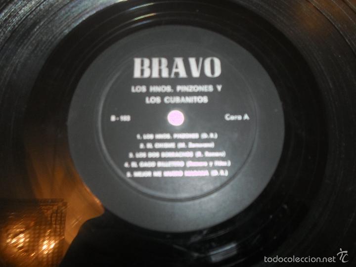 Discos de vinilo: LOS HERMANOS PINZONES Y LOS CUBANITOS - Foto 2