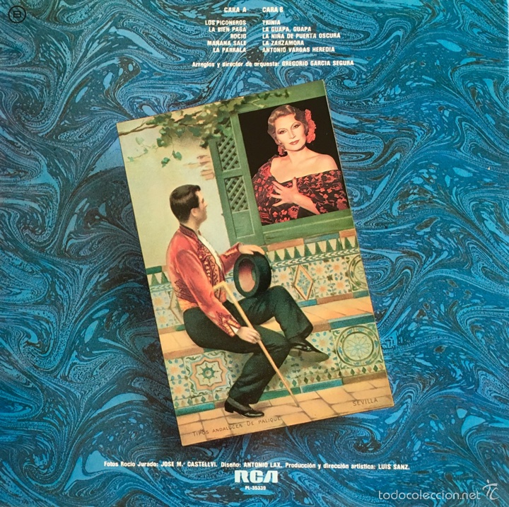 Discos de vinilo: Roc&iacute;o Jurado. Canciones de Espa&ntilde;a - Foto 2