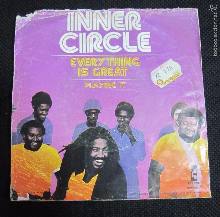 Discos de vinilo: SINGLE. INNER CIRCLE. EVERY THING. IS GREAT. - Foto 1