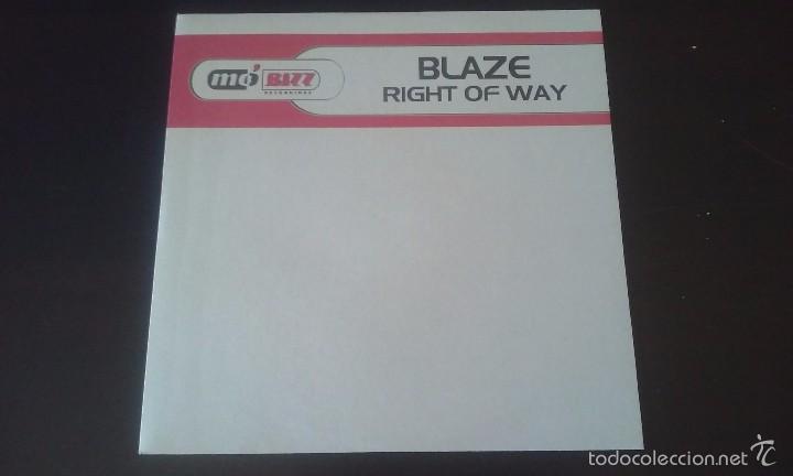 Discos de vinilo: Blaze - Right Of Way - 2004 - Foto 1