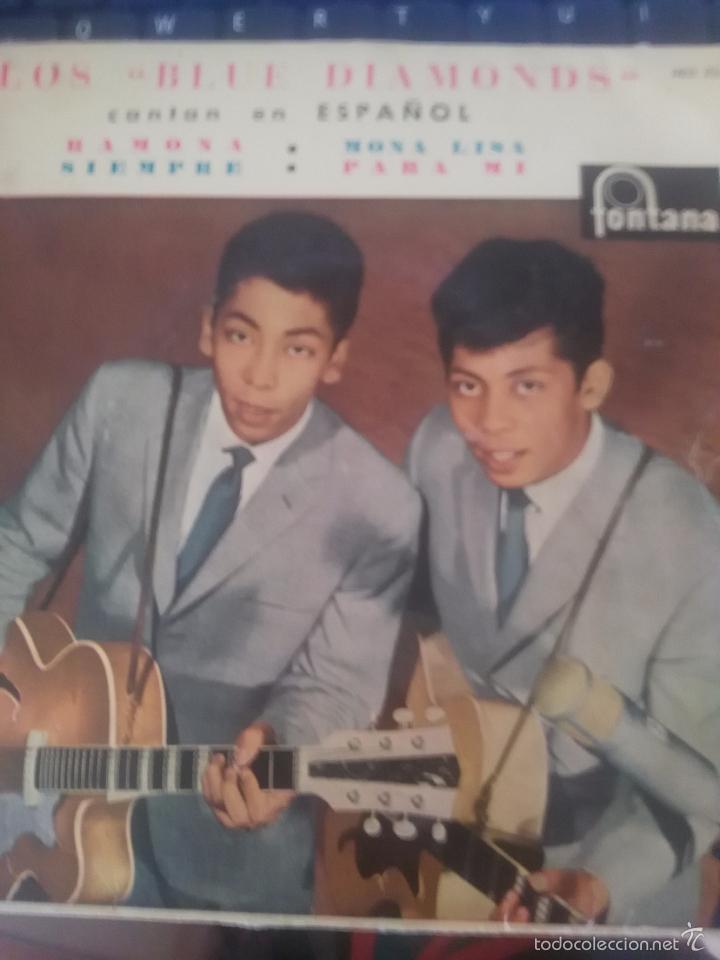 Discos de vinilo: Los Blue diamonds - Foto 1
