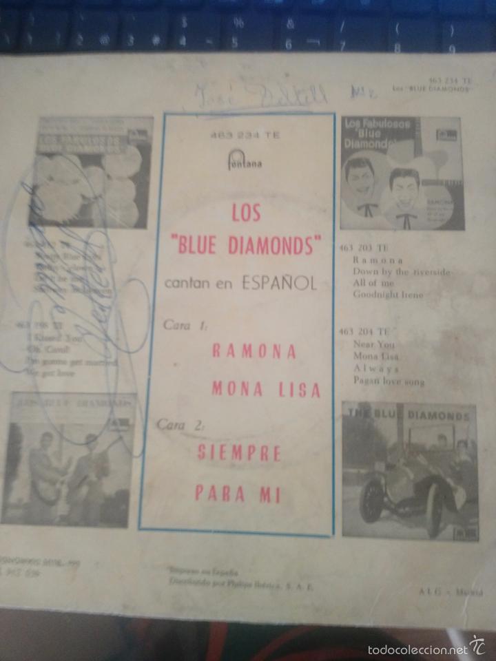 Discos de vinilo: Los Blue diamonds - Foto 2